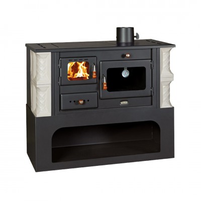 Cuisinière à bois Prity 1P34-К Alba Droit, 10.1kW - Prity