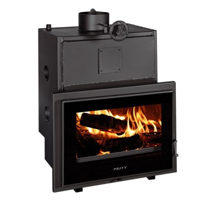 Insert cheminée bouilleur P W28 TV, 28.2kw - Insert cheminées