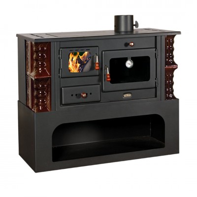 Cuisinière à bois Prity 1P34-К Maro Droit, 10.1kW - Prity