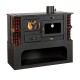 Cuisinière à bois Prity 1P34-К Maro Droit, 10.1kW | Poêles à bois avec four | Poêles à bois |