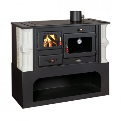 Cuisinière à bois Prity 1P34-К Dantela Droite, 10.1kW - Prity