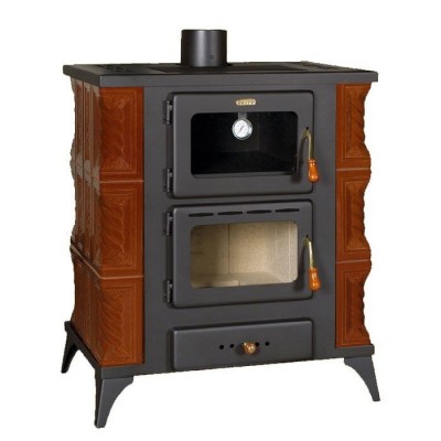 Poêle à bois avec four Prity FMS RK Brown, 12kW - Comparaison de produits