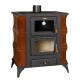 Poêle à bois avec four Prity FMS RK Brown, 12kW | Poêles à bois avec four | Poêles à bois |