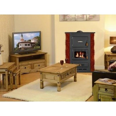 Poêle à bois Prity K2 RK Marron 10kW - Comparaison de produits