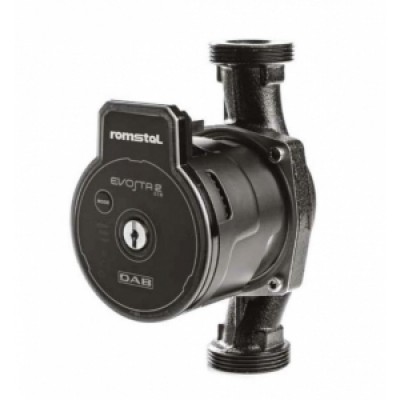 Pompe de circulation électronique pour chauffage au sol DAB ROMSTAL EcoHeat 1000 EVOSTA2 65/130 OEM, hauteur manométrique 7,5 m, débit 3,6 m³/h, puissance 45 W - Pompe a eau