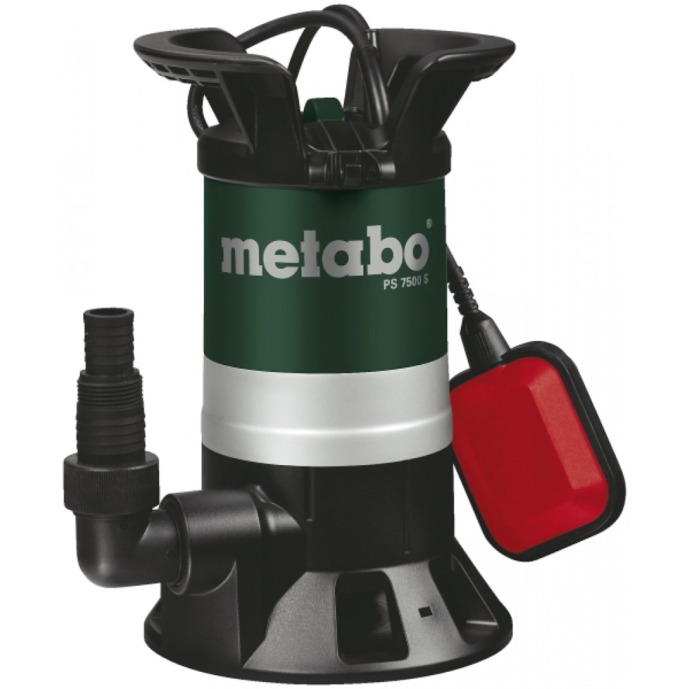 Pompe de drainage pour eaux claires et sales Metabo PS 7500 S, 1 1/4" – puissance 450 W, hauteur manométrique 5 m | Pompe de drainage | Pompe a eau |