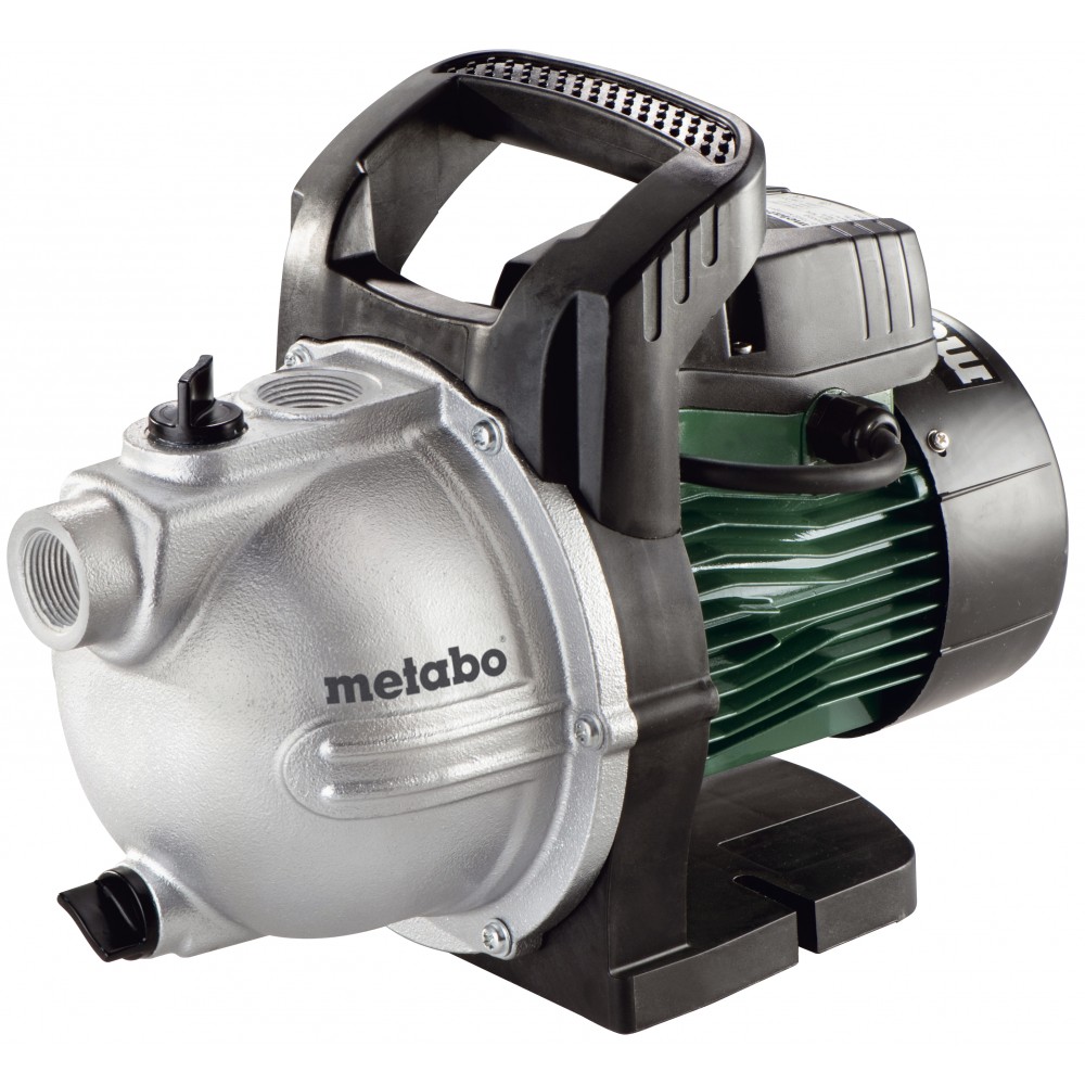 Pompe de jardin monophasée pour eau claire Metabo P 4000 G – puissance 1100 W, débit 4000 l/h, hauteur manométrique 46 m | Pompes centrifuges | Pompe a eau |