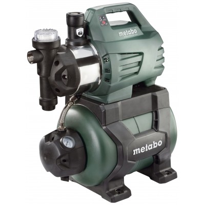 Pompe hydrophore monophasée METABO HWWI 4500/25 Inox – puissance 1300 W, débit 4500 l/h, hauteur manométrique 48 m, capacité du réservoir 24 L - Rechercher