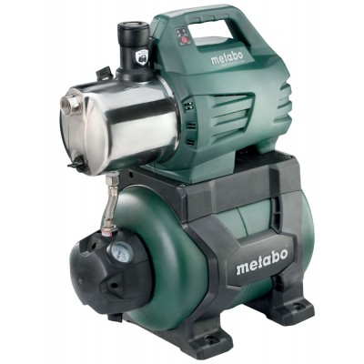 Pompe hydrophore monophasée METABO HWW 6000/25 INOX – puissance 1300 W, débit 6000 l/h, hauteur manométrique 55 m, capacité du réservoir 24 L - Rechercher