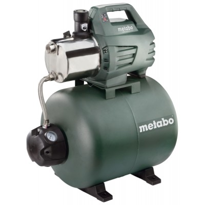 Pompe hydrophore monophasée METABO HWW 6000/50 INOX – puissance 1300 W, débit 6000 l/h, hauteur manométrique 55 m, capacité du réservoir 50 L - Rechercher