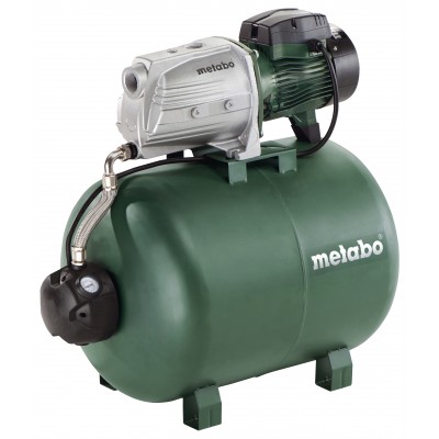 Pompe hydrophore monophasée METABO HWW 9000/100 G – puissance 1800 W, débit 9000 l/h, hauteur manométrique 51 m, capacité du réservoir 100 L - Rechercher