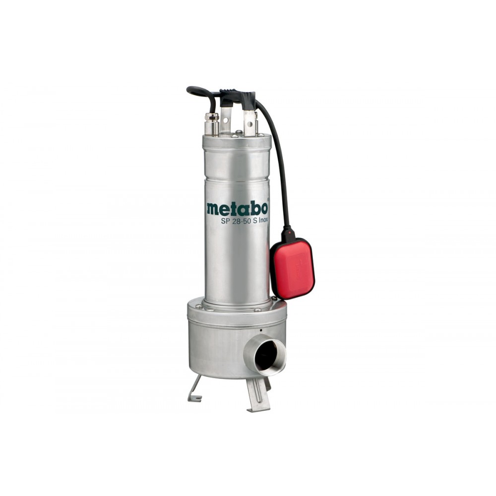 Pompe de drainage monophasée pour eaux fortement contaminées Metabo SP 28-50 S Inox – 2", puissance 1470 W, débit 28 000 l/h, hauteur manométrique 7 m | Pompes centrifuges | Pompe a eau |
