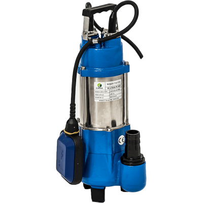 Pompe de drainage submersible pour eaux fortement contaminées Gmax WQD avec flotteur externe – débit 17 m³/h, puissance 0,75 kW, hauteur manométrique 15 m - Gmax