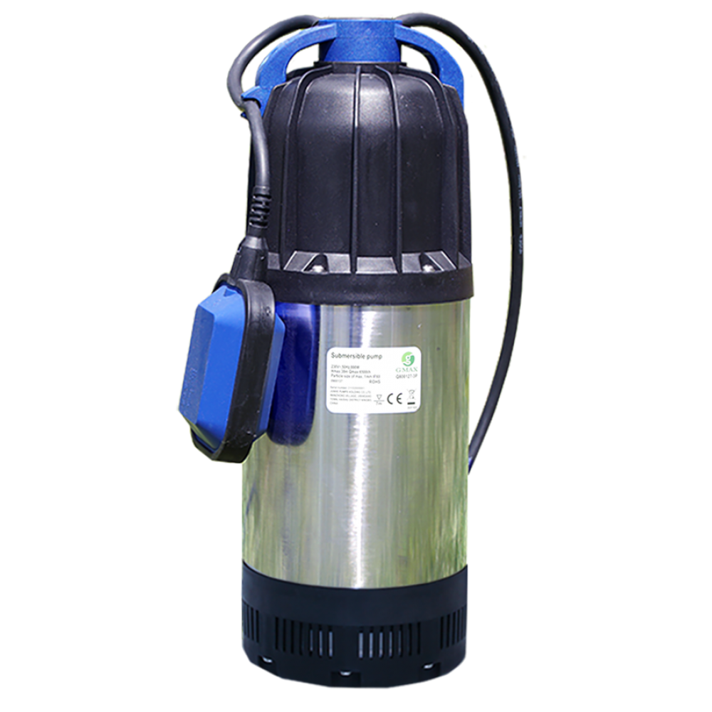 Pompe submersible de drainage pour puits Gmax QDP avec flotteur externe – débit 6,5 m³/h, puissance 1 kW, hauteur manométrique 40 m | Pompes a eau electrique | Pompe a eau |