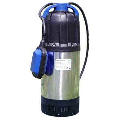 Pompe submersible de drainage pour puits Gmax QDP avec flotteur externe – débit 6,5 m³/h, puissance 1 kW, hauteur manométrique 40 m - Gmax