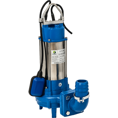 Pompe submersible de drainage pour eaux usées avec cutter Gmax Cut avec flotteur externe – débit 19,8 m³/h, puissance 1,1 kW, hauteur manométrique 20 m - Rechercher