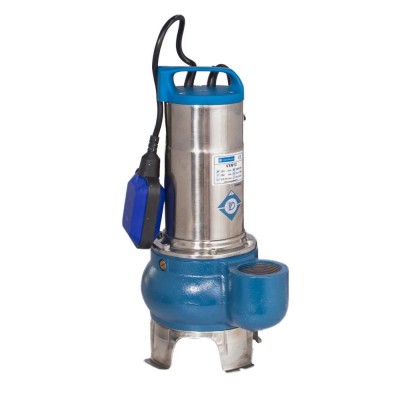 Pompe de drainage Electromash VXM 12 – 2″, puissance 0.75 kW, débit 21 000 l/h, hauteur manométrique 11.4 m, sortie 2″, avec flotteur externe et corps en acier inoxydable - Electromash