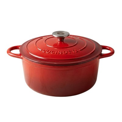 Casserole en fonte émaillée La Nordica, Rond, Ф28 - Cocotte en fonte
