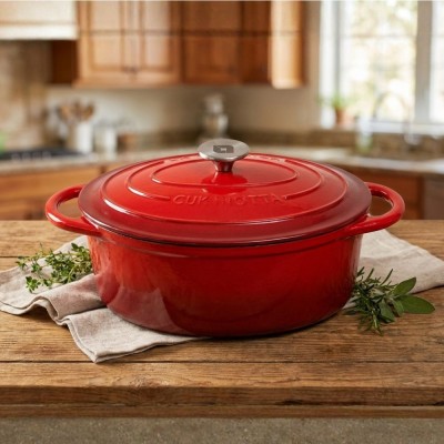 Casserole en fonte émaillée La Nordica, Ovale, Ф29 - Cocotte en fonte