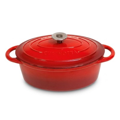Casserole en fonte émaillée La Nordica, Ovale, Ф33 - Cocotte en fonte