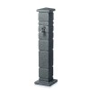 Fontaine de jardin Romana HydroMoby effet pierre, anthracite