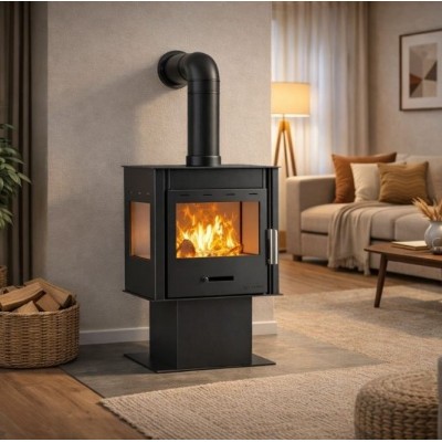 Poêle à bois Balkan Energy ATS 100 3SIDE, 12.19kW - Poêles à bois