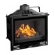Cheminée à bois UNIFLAM 600 PLUS ECO avec registre, 8 kW | Insert cheminées en fonte | Insert cheminées |