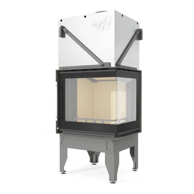 Cheminée à bois UNIFLAM 660 DURO avec conduits d’air et arrivée d’air, côté droit, 10 kW - Comparaison de produits