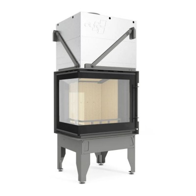 Cheminée à bois UNIFLAM 660 DURO avec conduits d’air et arrivée d’air, côté gauche, 10 kW - Comparaison de produits