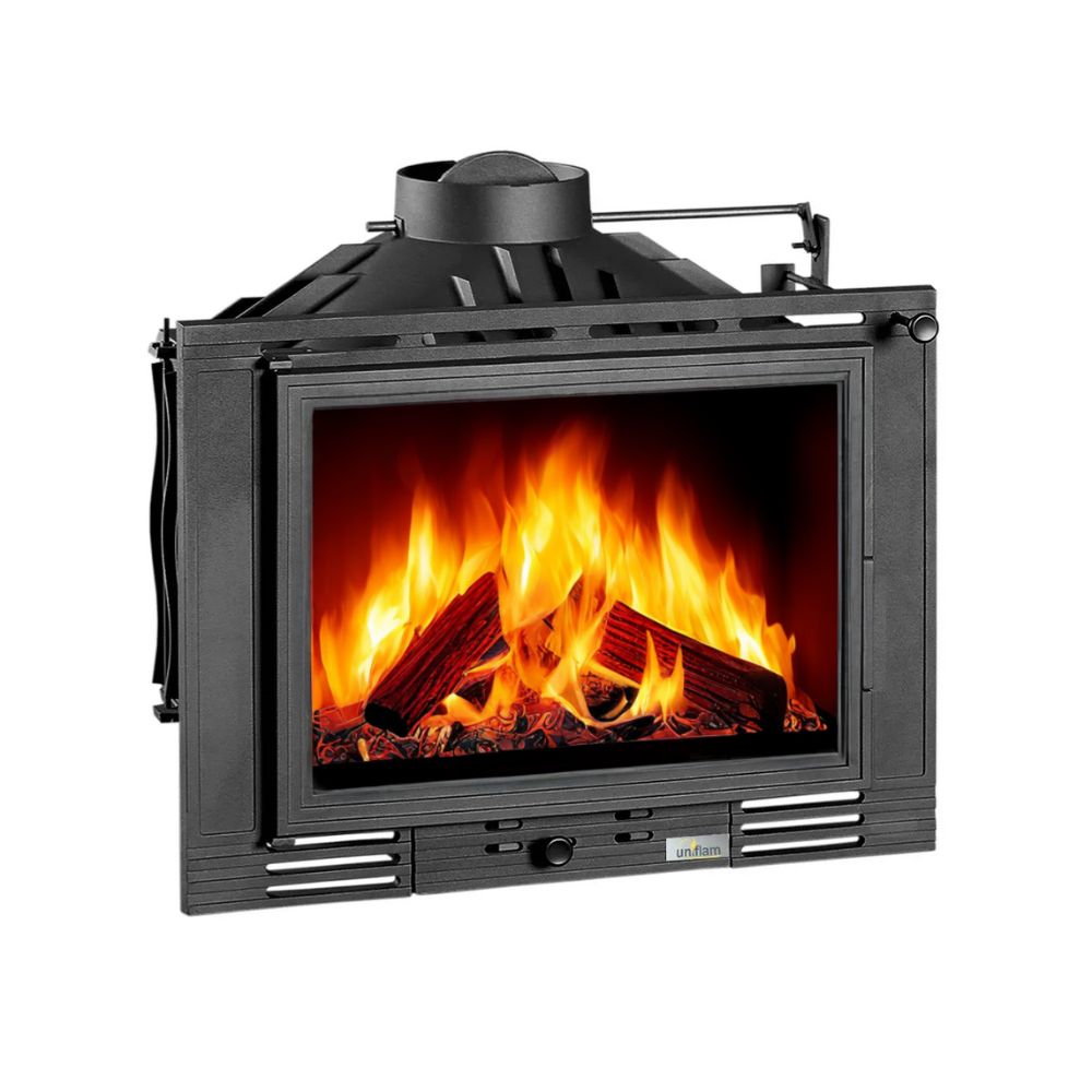 Cheminée à bois UNIFLAM 700 ECO avec registre, 8 kW | Insert Cheminées à bois | Insert cheminées |