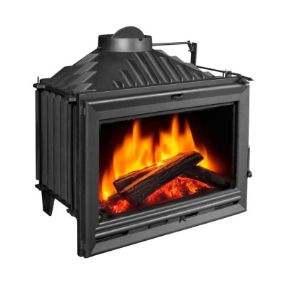 Cheminée à bois UNIFLAM 700 OPTION ECO avec registre et arrivée d'air, 10 kW - Comparaison de produits