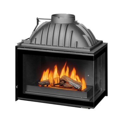Cheminée à bois UNIFLAM 700 PLUS ECO avec registre et arrivée d'air, côté droit, 9 kW - Comparaison de produits