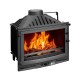 Cheminée à bois UNIFLAM 700 SELENIC ECO avec registre, 10 kW | Insert Cheminées à bois | Insert cheminées |