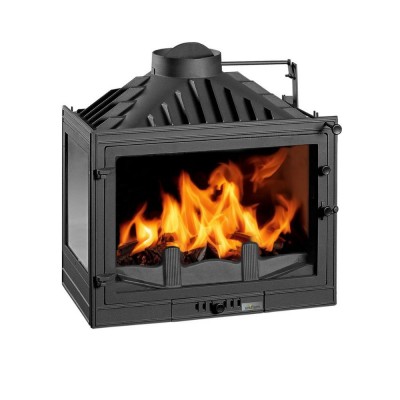 Cheminée à bois UNIFLAM 700 STANDARD avec registre, côté gauche, 14 kW - Comparaison de produits