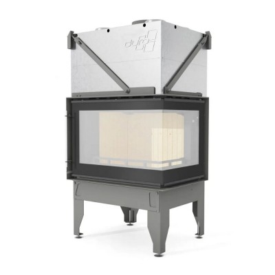 Cheminée à bois UNIFLAM 760 DURO avec conduits d’air et arrivée d’air, côté droit, 10,8 kW - Comparaison de produits