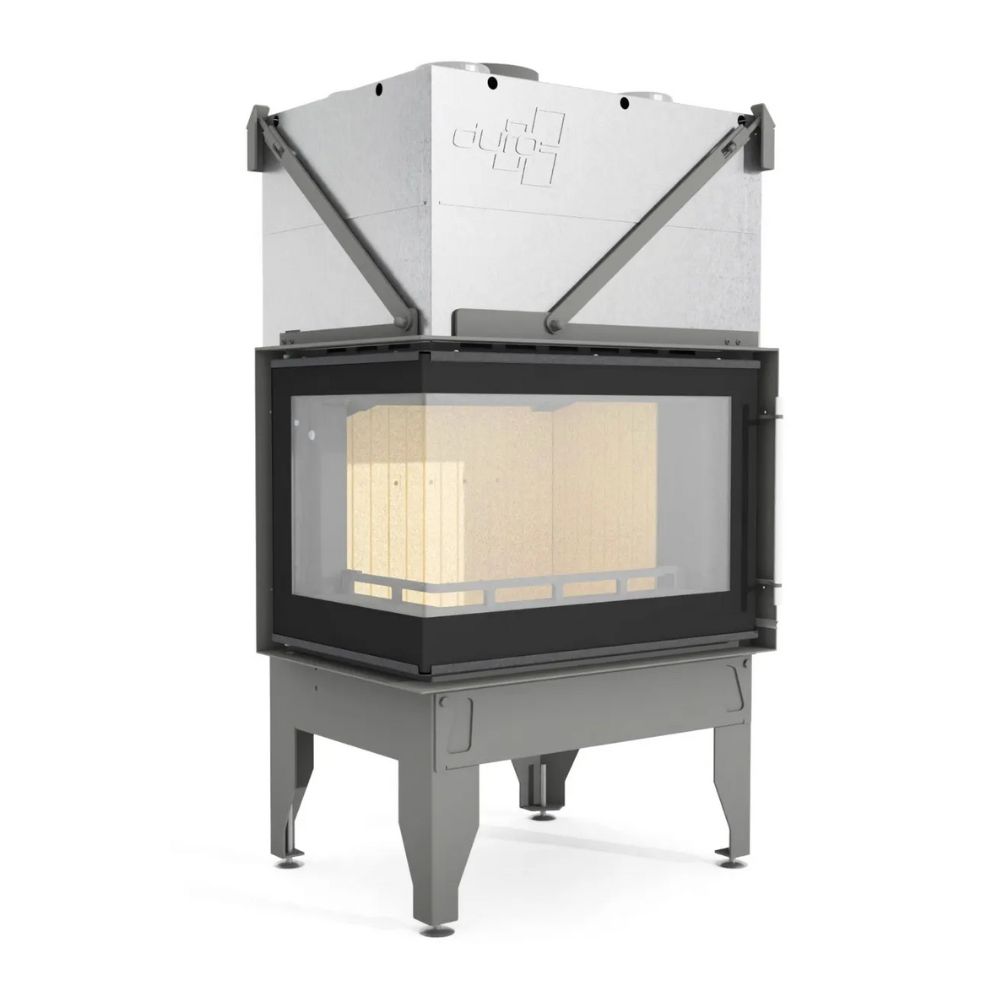 Cheminée à bois UNIFLAM 760 DURO avec conduits d’air et arrivée d’air, côté gauche, 10,8 kW | Insert Cheminées à bois | Insert cheminées |