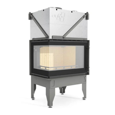 Cheminée à bois UNIFLAM 760 DURO avec conduits d’air et arrivée d’air, côté gauche, 10,8 kW - Comparaison de produits