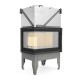 Cheminée à bois UNIFLAM 760 DURO avec conduits d’air et arrivée d’air, côté gauche, 10,8 kW | Insert Cheminées à bois | Insert cheminées |