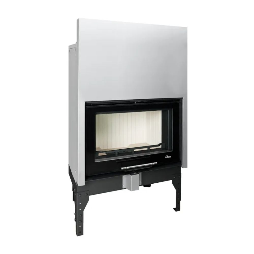 Cheminée à bois UNIFLAM 760 EVO avec porte relevable et arrivée d’air, 11 kW | Insert Cheminées à bois | Insert cheminées |