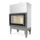 Cheminée à bois UNIFLAM 860 DURO avec conduits d’air et arrivée d’air, 13 kW | Insert Cheminées à bois | Insert cheminées |