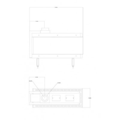 Cheminée à gaz Balkan Energy GAS 3SIDE 100, 8.2kW - 10.2kW - Insert cheminées