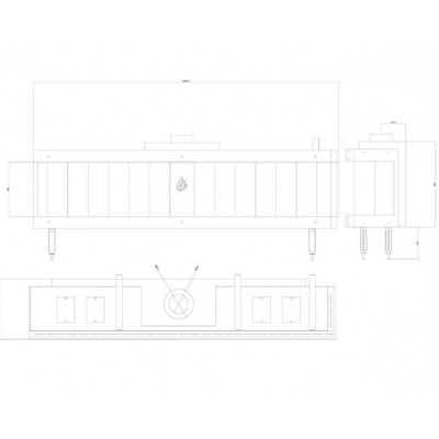 Cheminée à gaz Balkan Energy GAS CORNER 200, 17kW - Insert cheminées