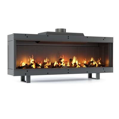 Cheminée à gaz Balkan Energy GAS STRAIGHT 150, 13kW - Insert cheminées