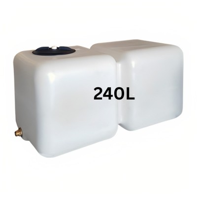 Réservoirs d'eau potable HydroMoby AQUA S12, horizontal 240 L (blanc) - Réservoirs d'eau potable