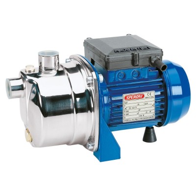 Pompe auto-amorçante pour eau Speroni CAM 80 – puissance 600 W, hauteur manométrique 38 m, débit 50 l/min, en acier inoxydable. - Comparaison de produits