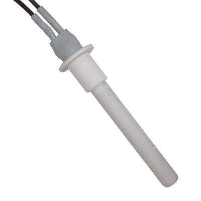 Bougie / Résistance en céramique pour poêle à granulés Cadel, MCZ et autres, longueur totale 107 mm, 300 W - Bougie pour poêles à granulés