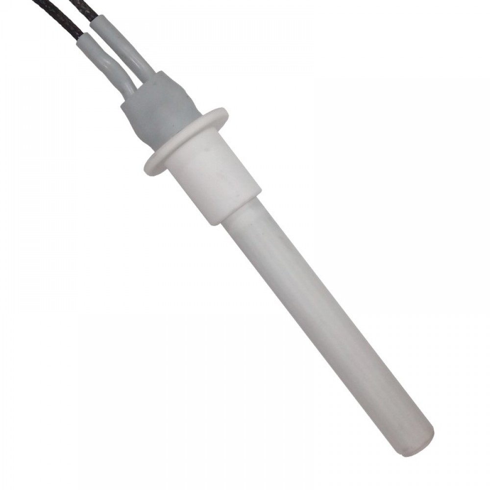 Bougie / Résistance en céramique pour poêle à granulés MCZ, RED et autres, longueur totale 107 mm, 315 W | Bougie pour poêles à granulés | Pièces détachées pour poêles à granulés |