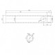 Bougie / Résistance d’allumage pour poêle à granulés, tube, diamètre 19 mm, longueur 153 mm, filetage 3/8" | Bougie pour poêles à granulés | Pièces détachées pour poêles à granulés |