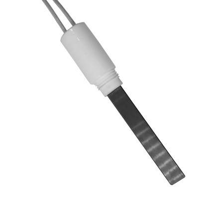 Bougie / Résistance avec cristal de quartz noir pour poêle à granulés BURNiT, Ferroli, Eco Spar, Karmek One, La Nordica, Ravelli, MCZ, Palazzetti et autres, longueur totale 113 mm, 300 W - Pièces détachées pour poêles à granulés
