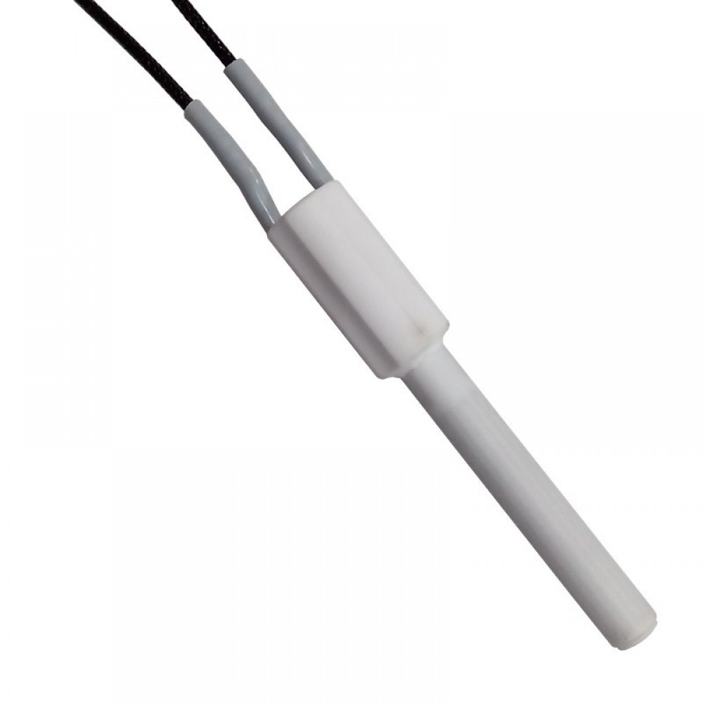 Bougie / Résistance en céramique pour poêle à granulés Ravelli, MCZ, Palazzetti, Karmek One et autres, longueur totale 103 mm, 200 W | Bougie pour poêles à granulés | Pièces détachées pour poêles à granulés |